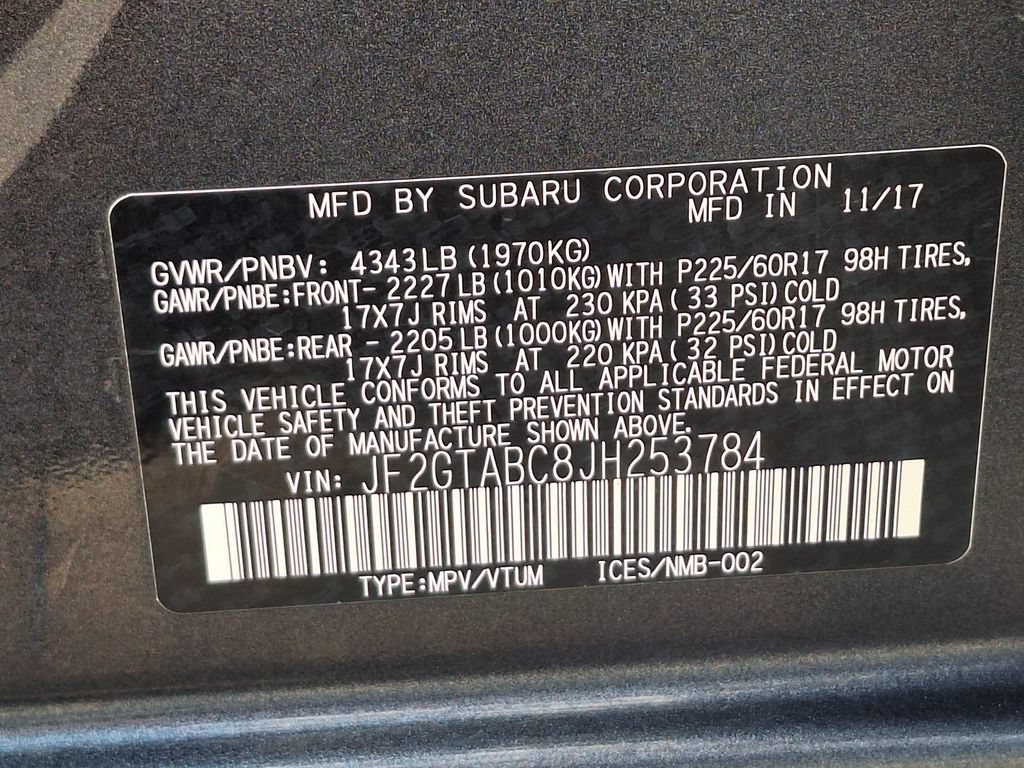 Used 2018 Subaru Crosstrek 2.0i Premium w/ Popular Package #3 AWD/4WD image 29