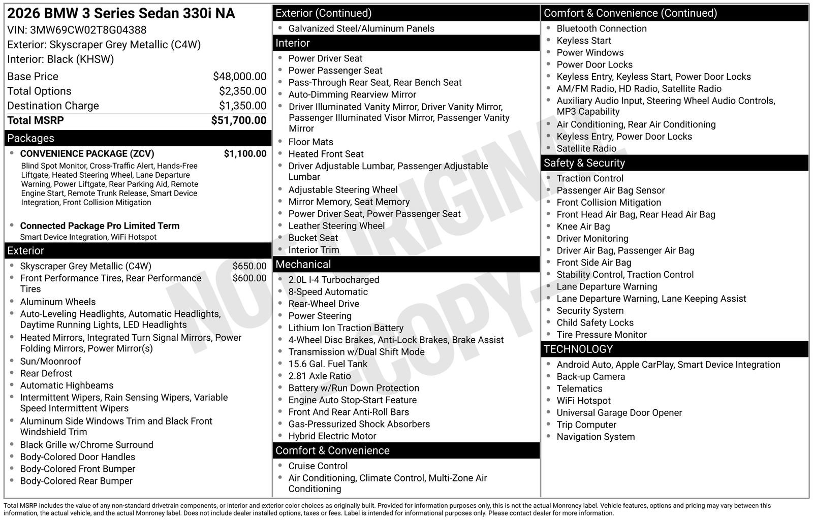 Used 2026 BMW 330i Sedan RWD image 46