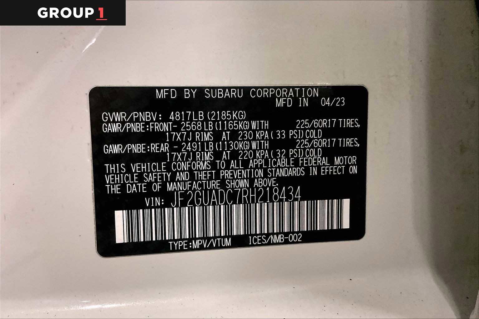 Certified 2024 Subaru Crosstrek 2.0i Premium AWD/4WD image 37