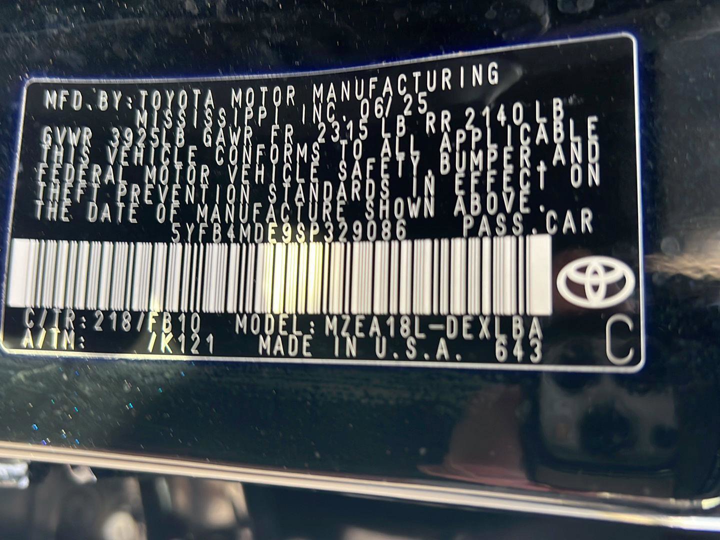 Certified 2025 Toyota Corolla LE w/ Convenience Package FWD image 39