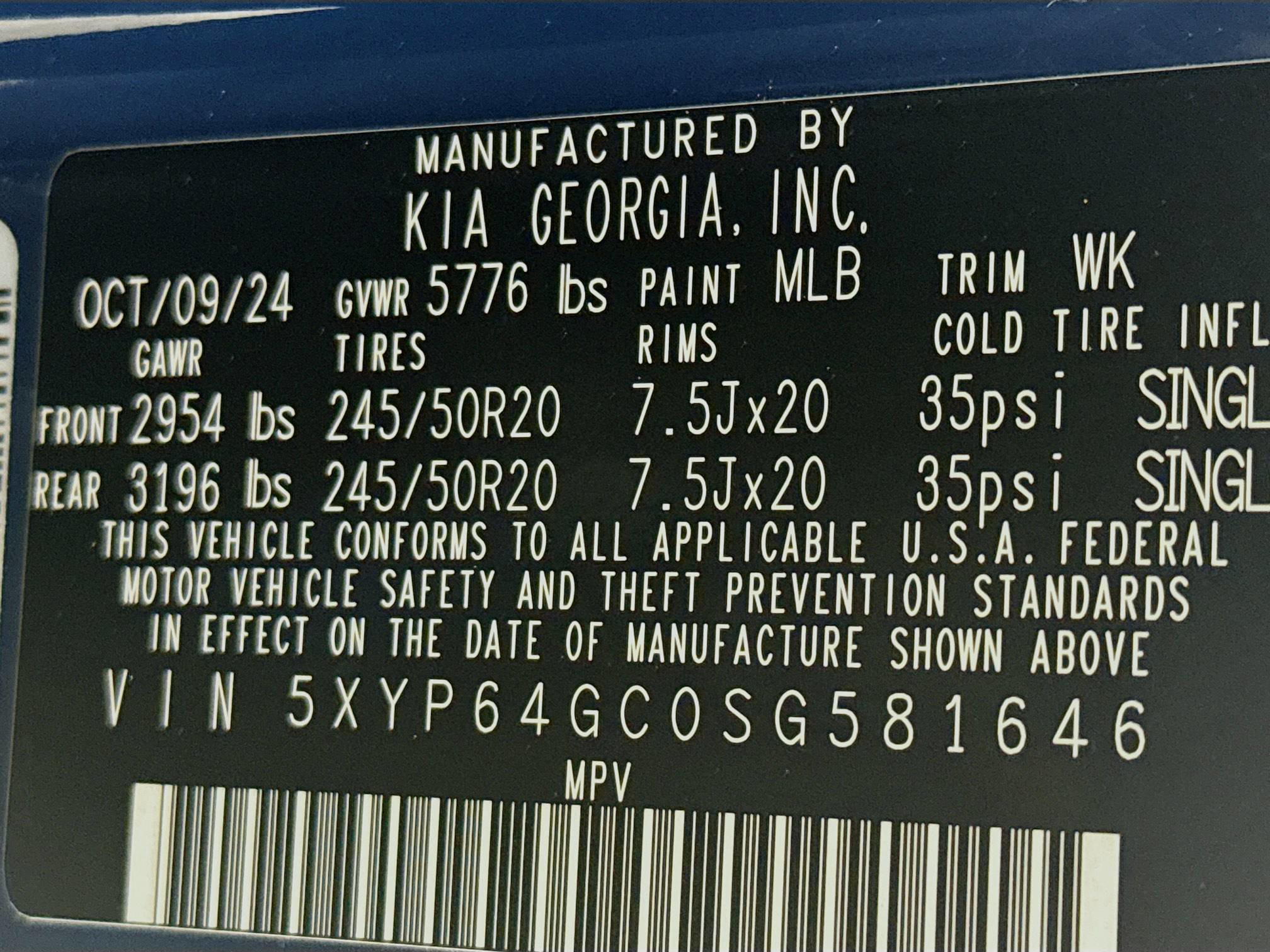 Used 2025 Kia Telluride S image 38