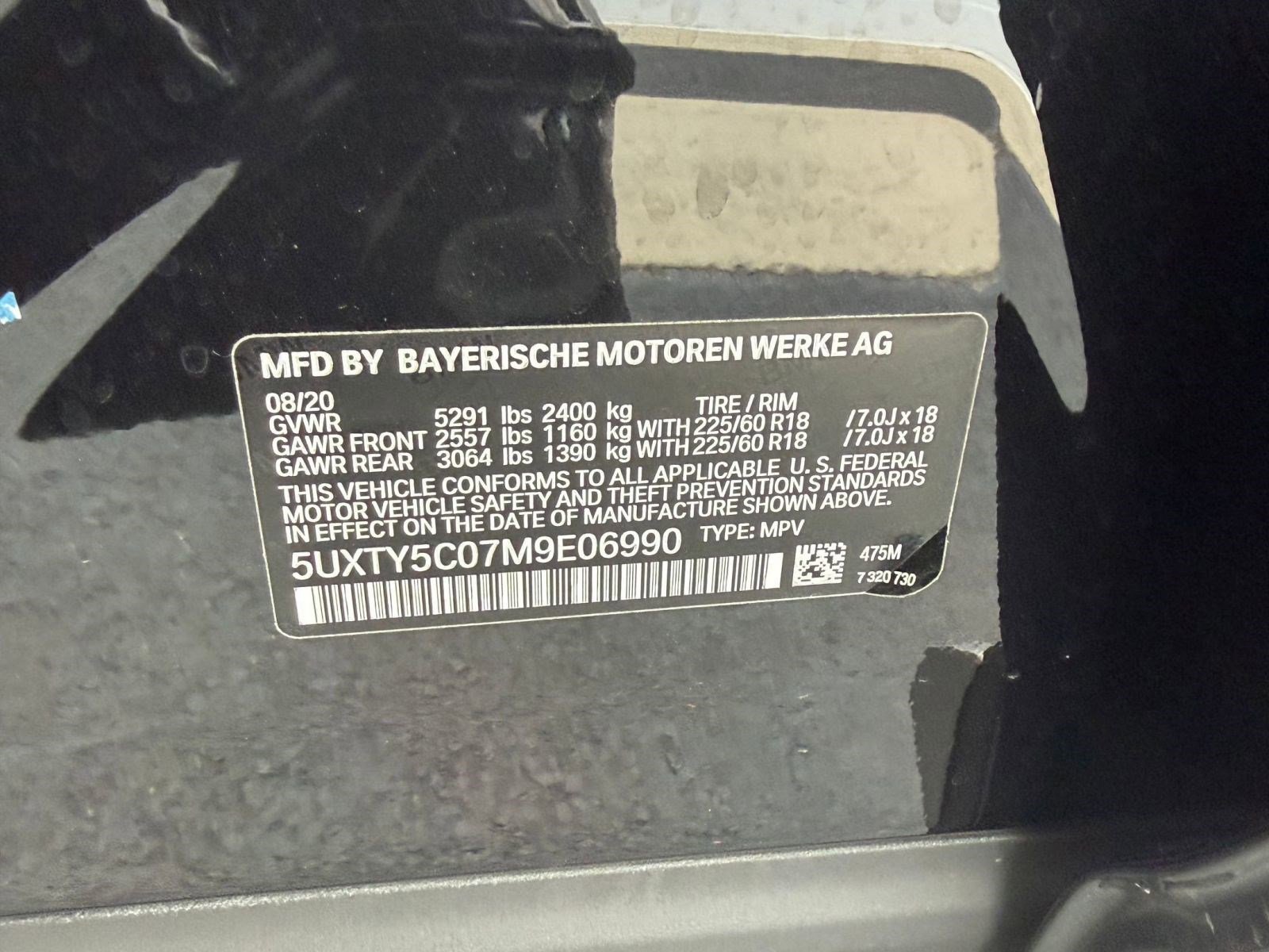 Used 2021 BMW X3 xDrive30i w/ Convenience Package image 19