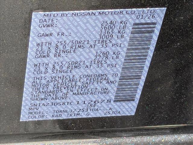 New 2026 Nissan Murano Platinum image 17