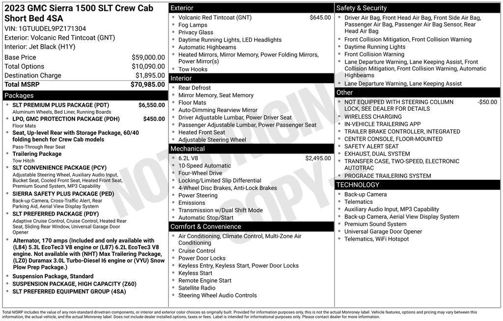 Used 2023 GMC Sierra 1500 SLT w/ SLT Premium Plus Package image 18