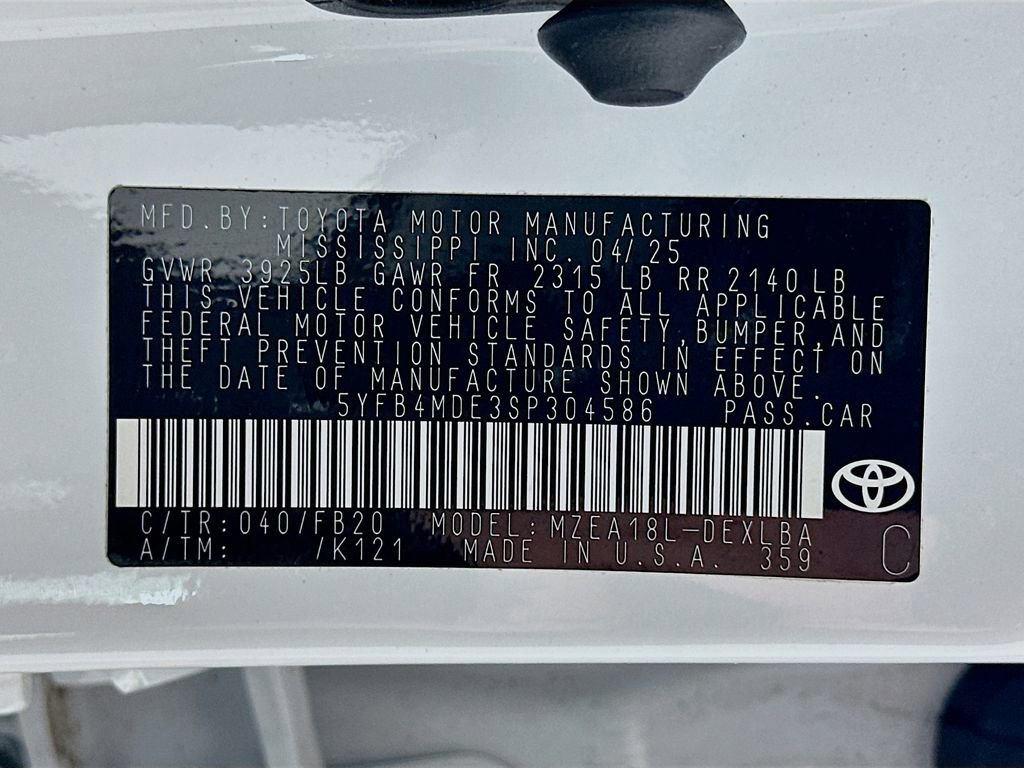 Certified 2025 Toyota Corolla LE FWD image 30