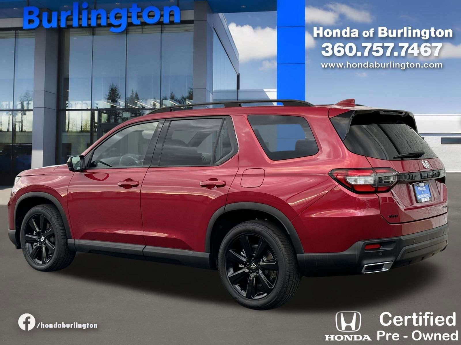 Certified 2025 Honda Pilot Black Edition image 4