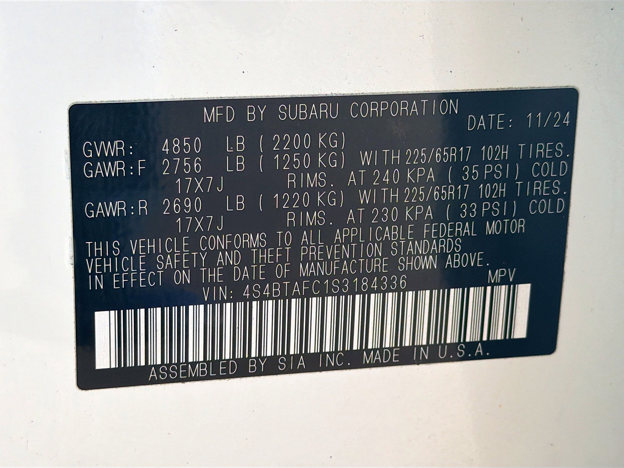 Used 2025 Subaru Outback Premium AWD/4WD image 12