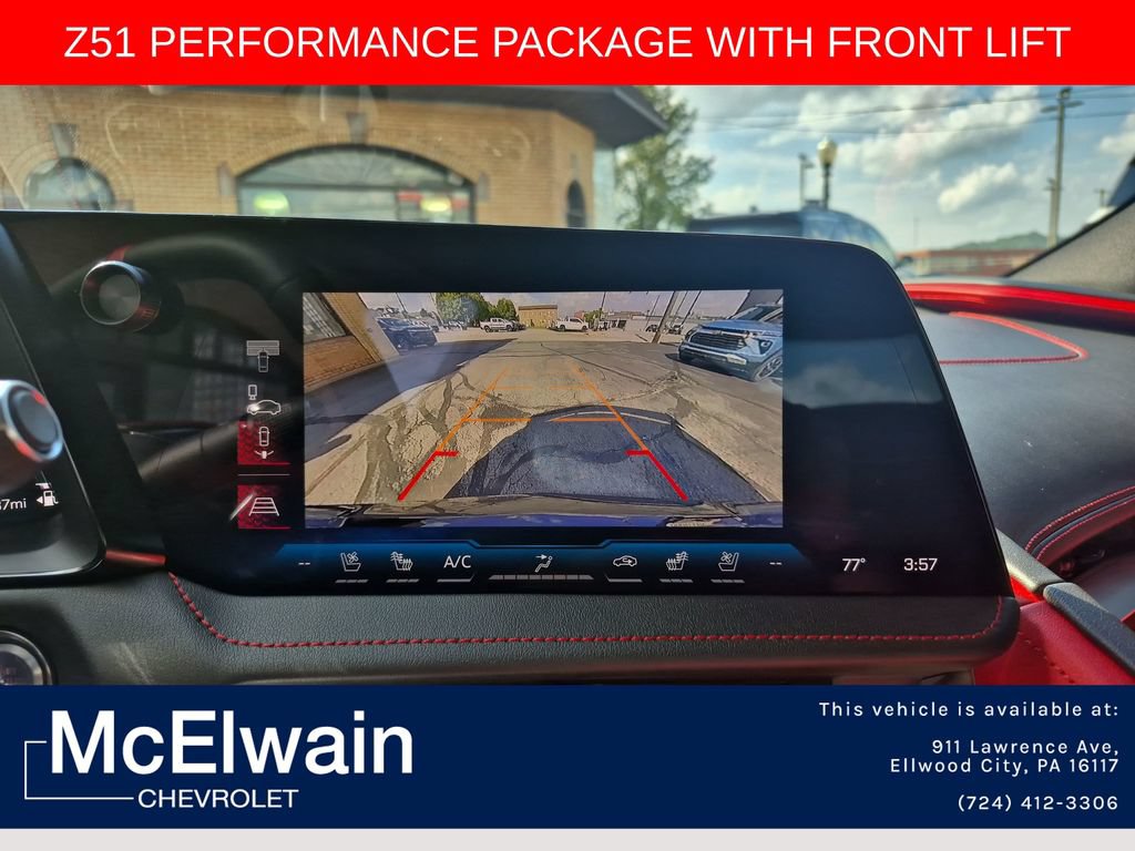 Used 2026 Chevrolet Corvette Stingray Preferred Cpe w/ Z51 Performance Package RWD image 24