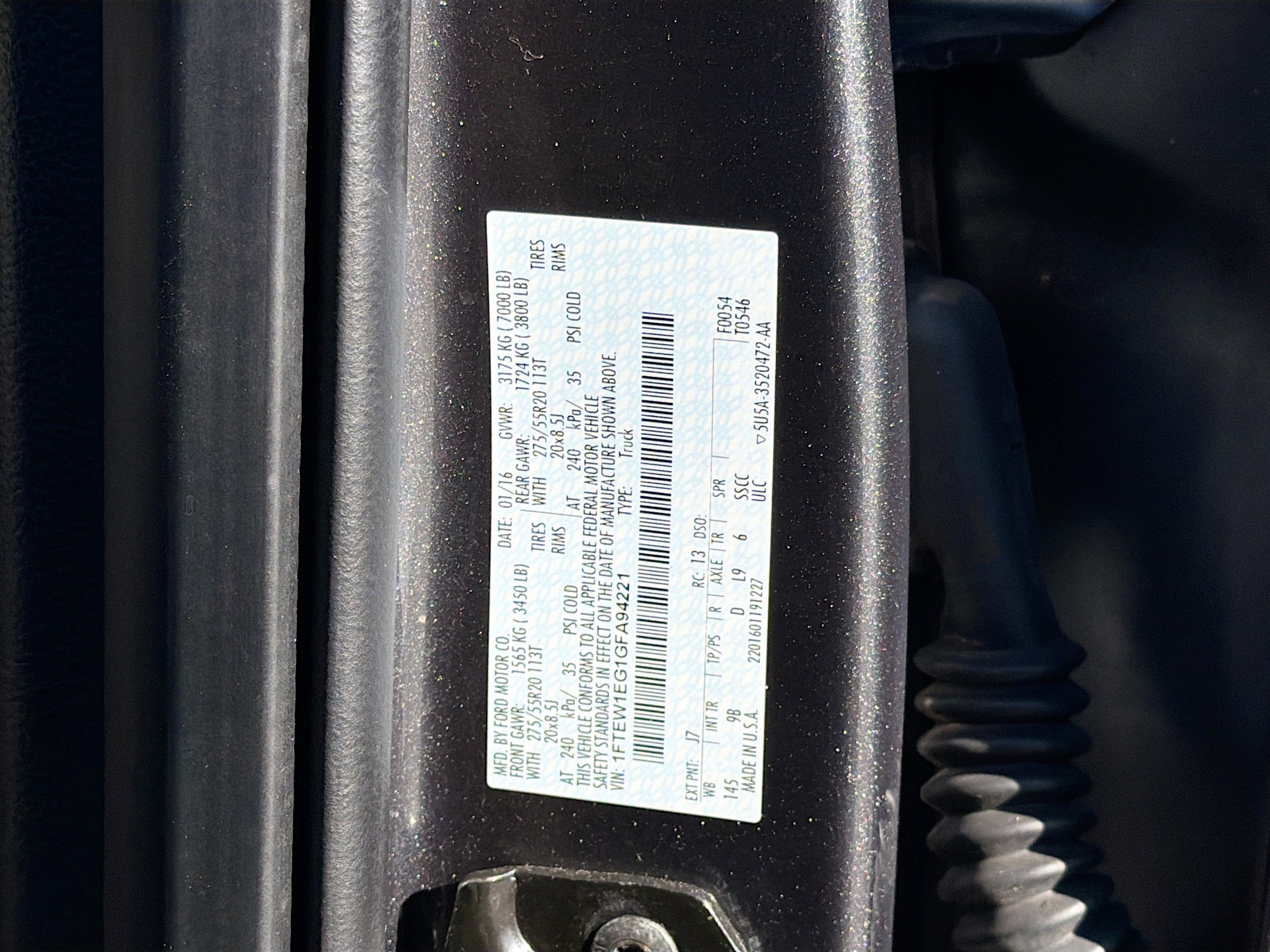 Used 2016 Ford F150 Platinum w/ Technology Package image 39