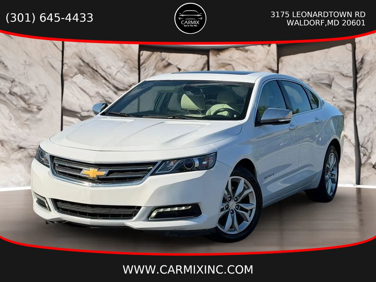 Used 2018 Chevrolet Impala LT w/ Sunroof and Spoiler Package