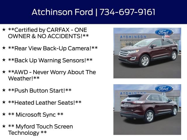 Used 2018 Ford Edge SEL w/ Equipment Group 201A AWD/4WD image 4