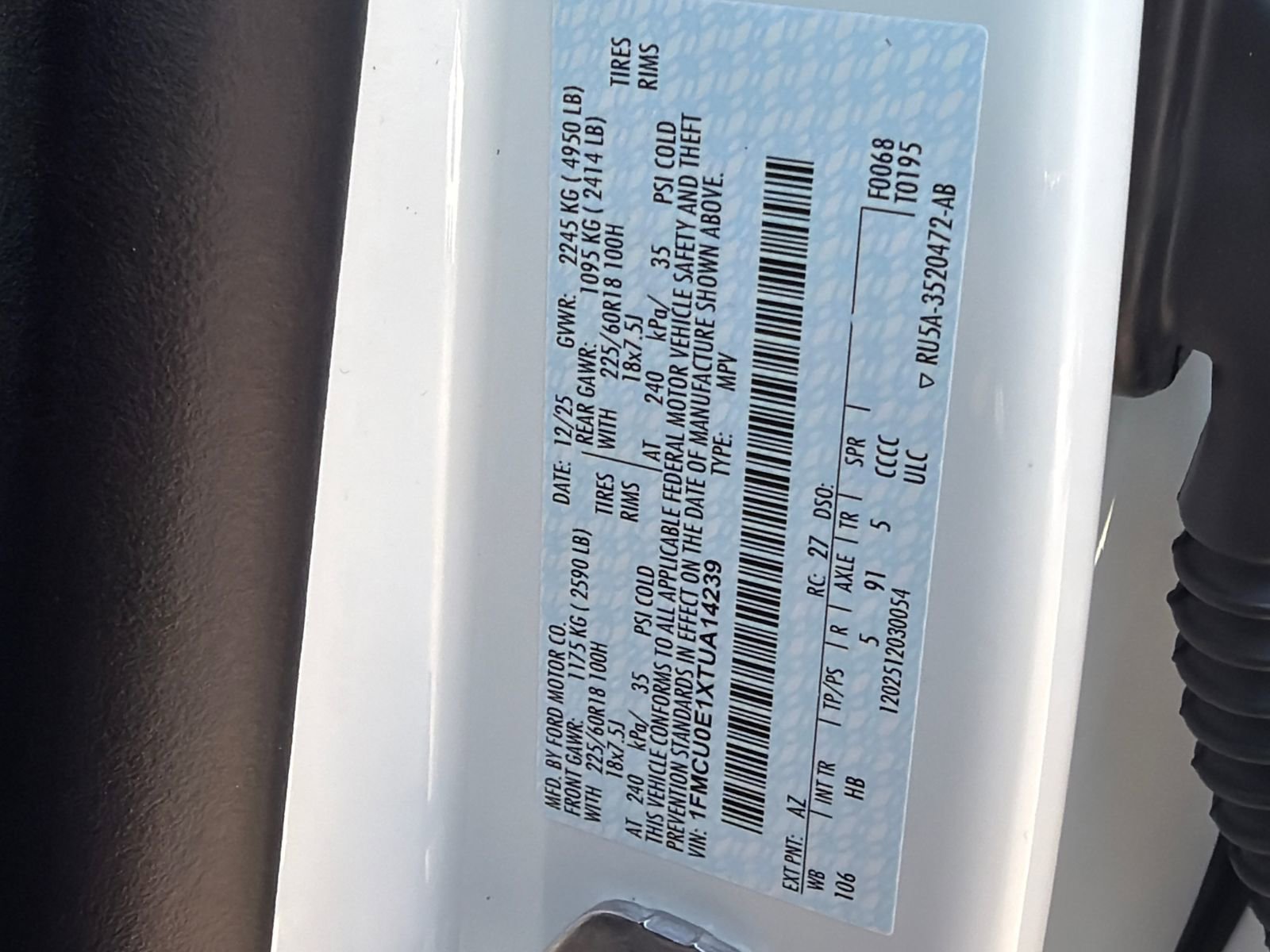New 2026 Ford Escape SE FWD image 32