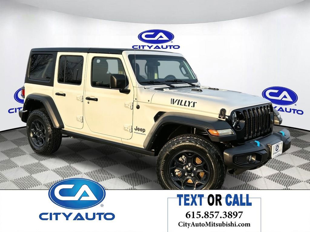 Used 2023 Jeep Wrangler Willys 4xe w/ 8.4" Radio Group