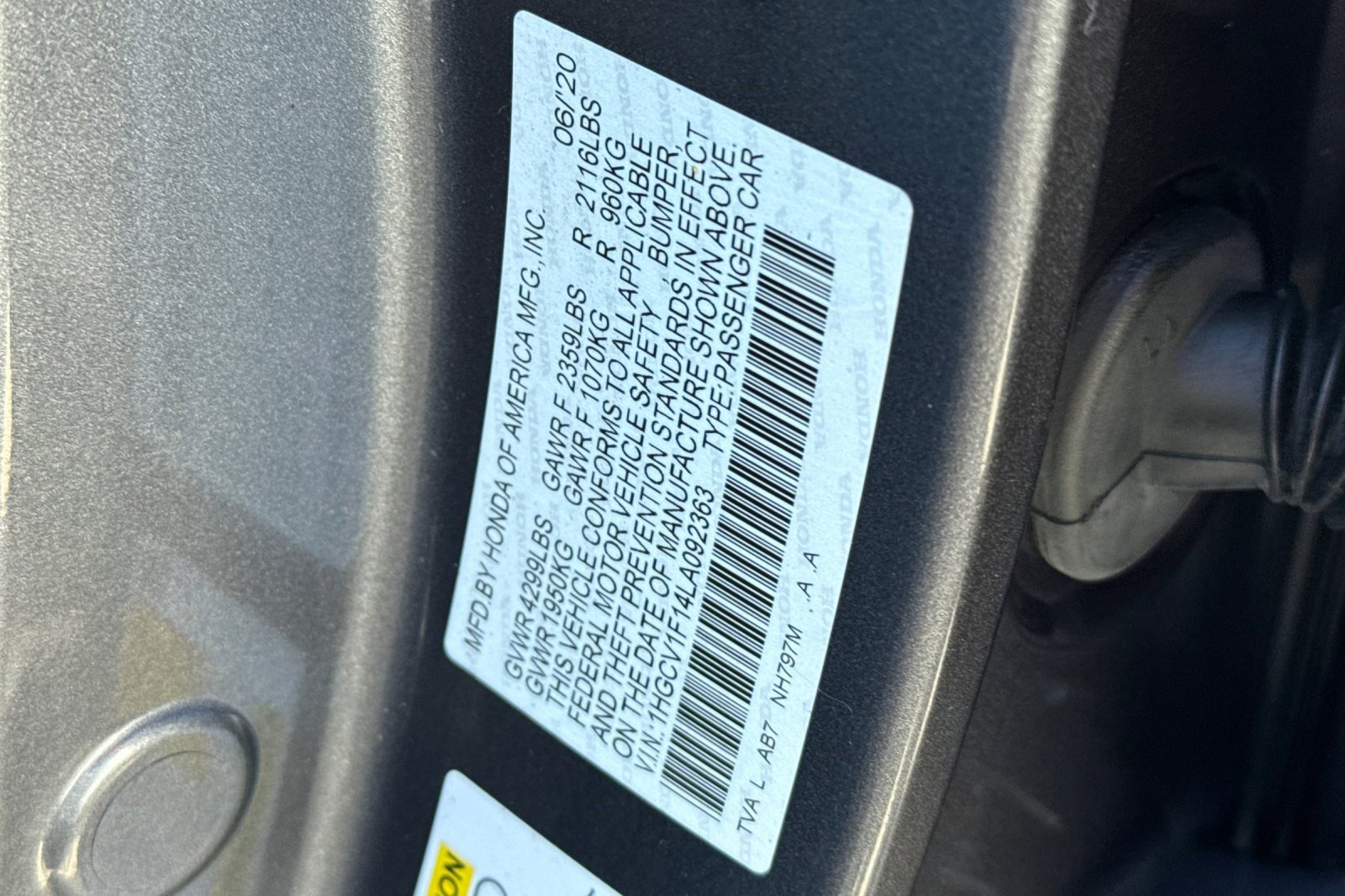Used 2020 Honda Accord LX image 21