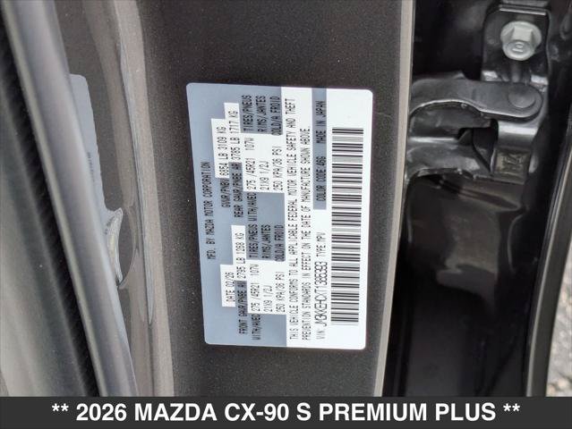 New 2026 MAZDA CX-90 3.3 Turbo S w/ Premium Plus AWD/4WD image 15