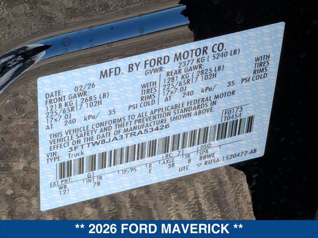 New 2026 Ford Maverick XLT w/ XLT Luxury Package AWD/4WD image 21
