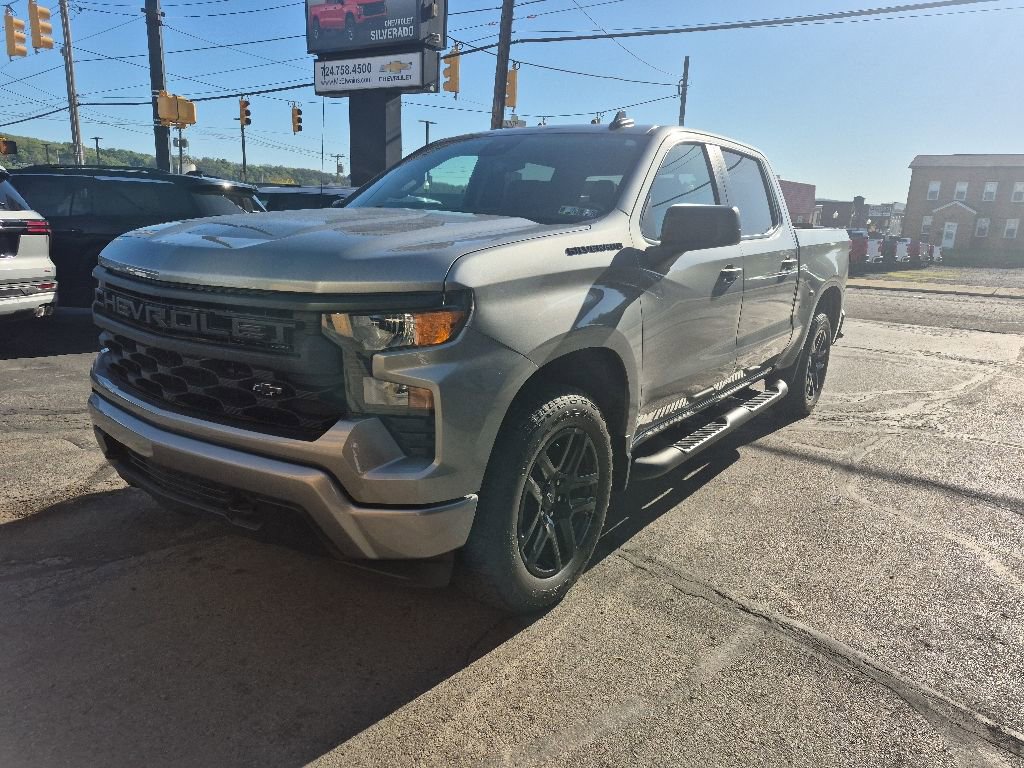Used 2024 Chevrolet Silverado 1500 Custom w/ Turbomax Blackout Package AWD/4WD image 3