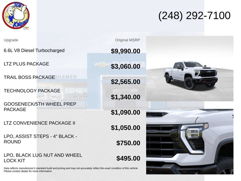 New 2026 Chevrolet Silverado 2500 LTZ w/ LTZ Plus Package AWD/4WD image 5
