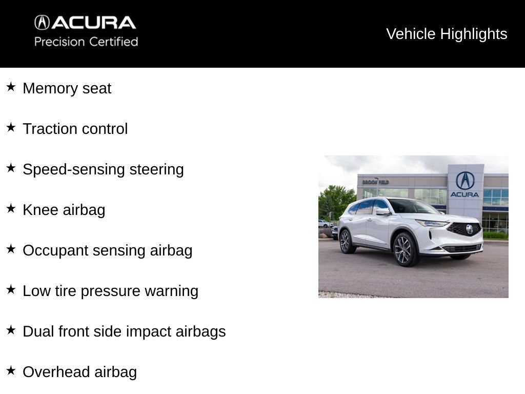 Certified 2023 Acura MDX SH-AWD w/ Technology Package image 9