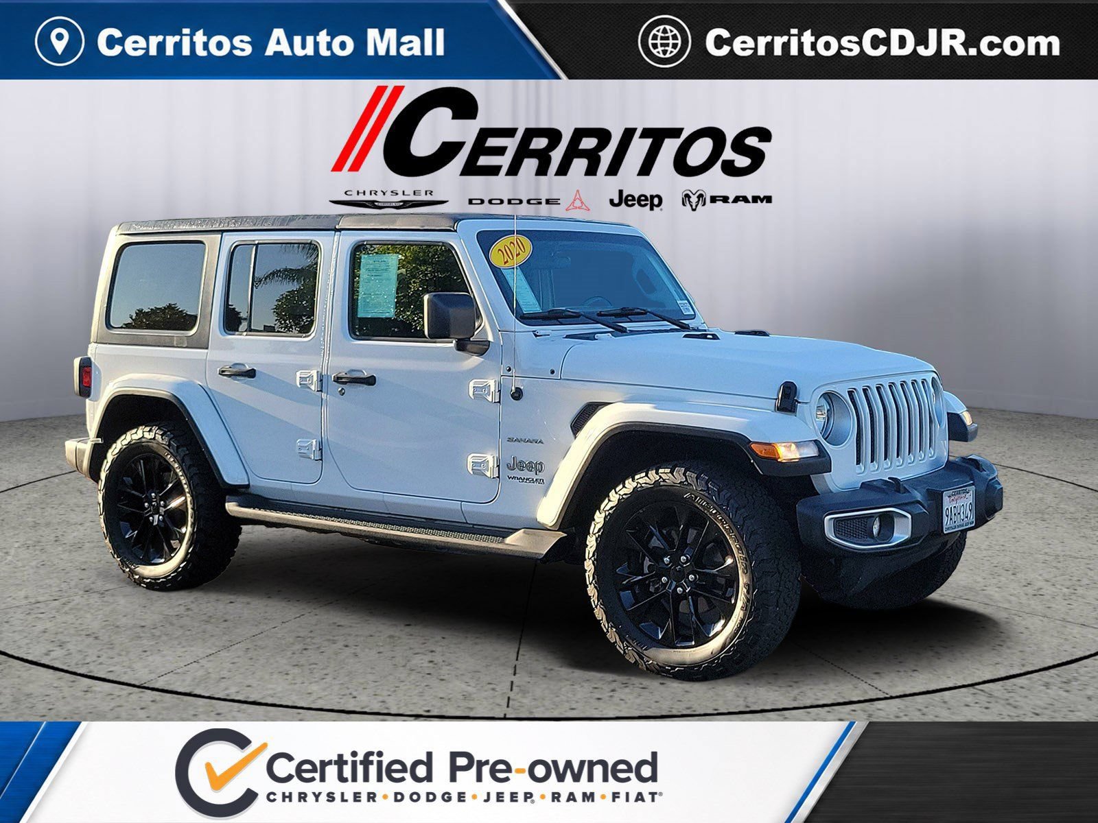 Certified 2020 Jeep Wrangler Unlimited Sahara