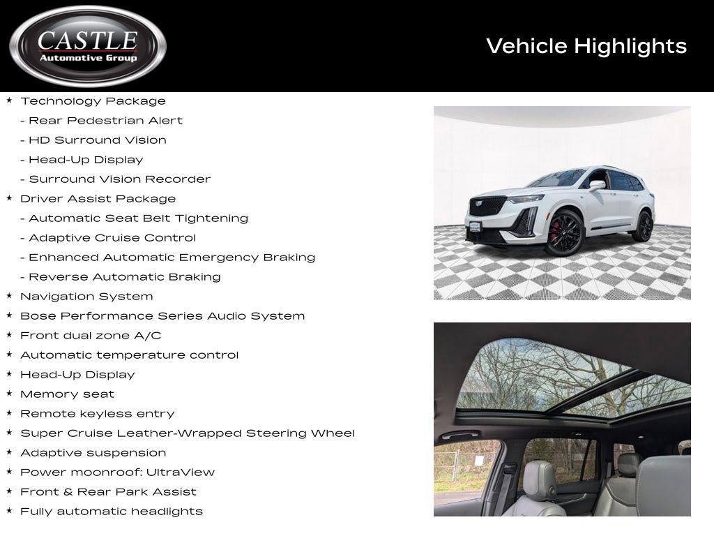 Used 2024 Cadillac XT6 Sport w/ LPO, Onyx Lite Package AWD/4WD image 7