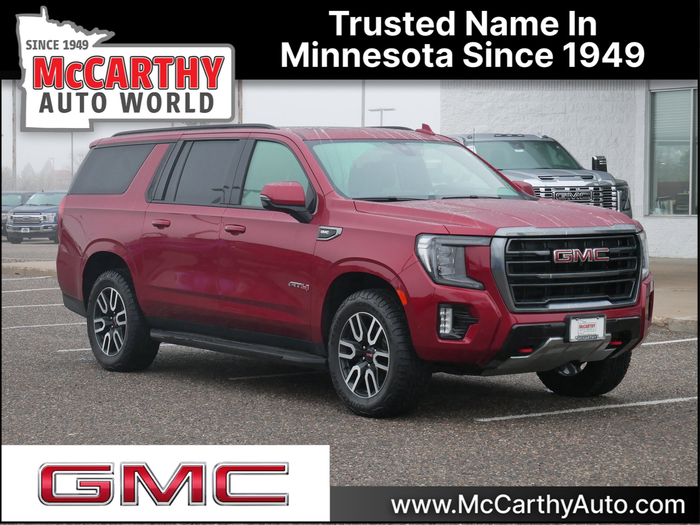 Used 2021 GMC Yukon XL AT4 w/ Rear Media and Nav Package AWD/4WD image 1