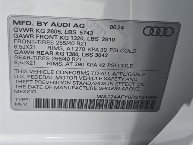 Used 2024 Audi SQ5 Premium Plus w/ S Sport Package AWD/4WD image 33