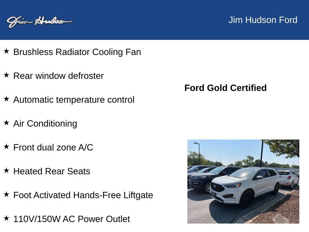 Certified 2022 Ford Edge ST w/ Equipment Group 401A AWD/4WD image 9