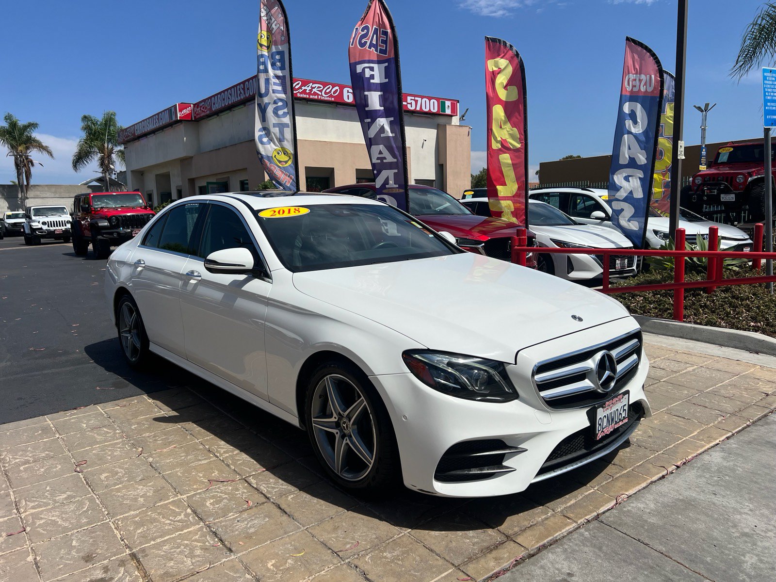 Used 2018 Mercedes-Benz E 300 w/ Premium 2 Package (Q02) image 2