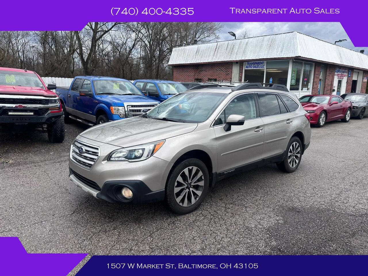 Used 2017 Subaru Outback 3.6R Limited AWD/4WD image 1