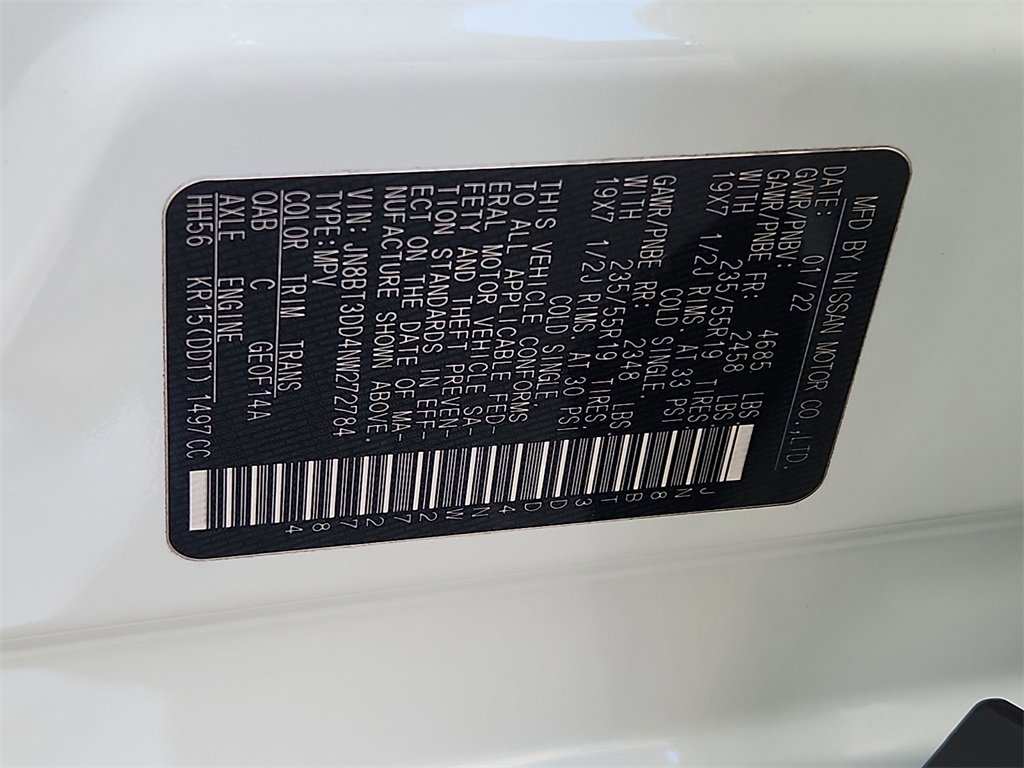 Certified 2022 Nissan Rogue Platinum w/ Head-Up Display Package image 30