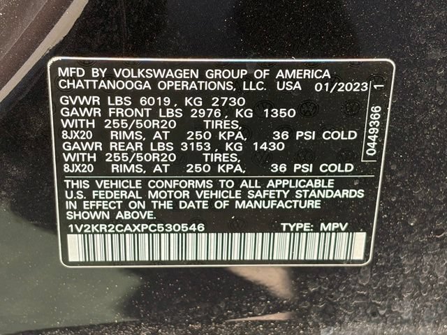 Used 2023 Volkswagen Atlas SE w/ Panoramic Sunroof Package AWD/4WD image 35