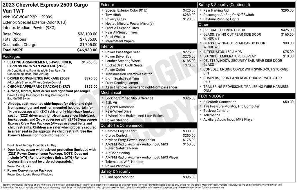 Used 2023 Chevrolet Express 2500 image 27