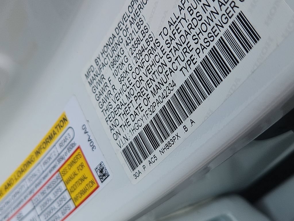 Certified 2023 Honda Accord EX image 14