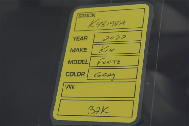 Certified 2022 Kia Forte LXS w/ LXS Technology Package image 30