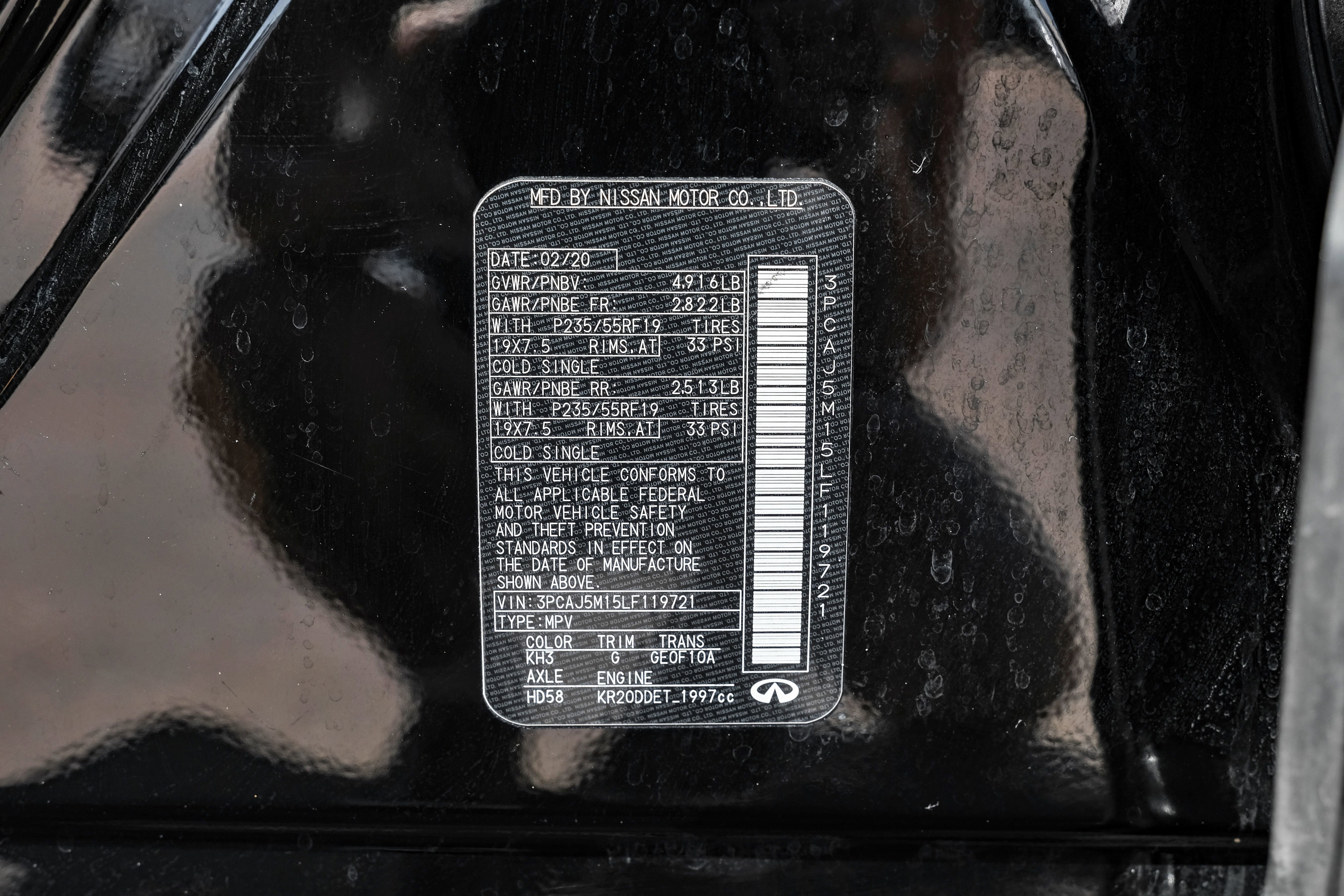 Used 2020 INFINITI QX50 Luxe image 59