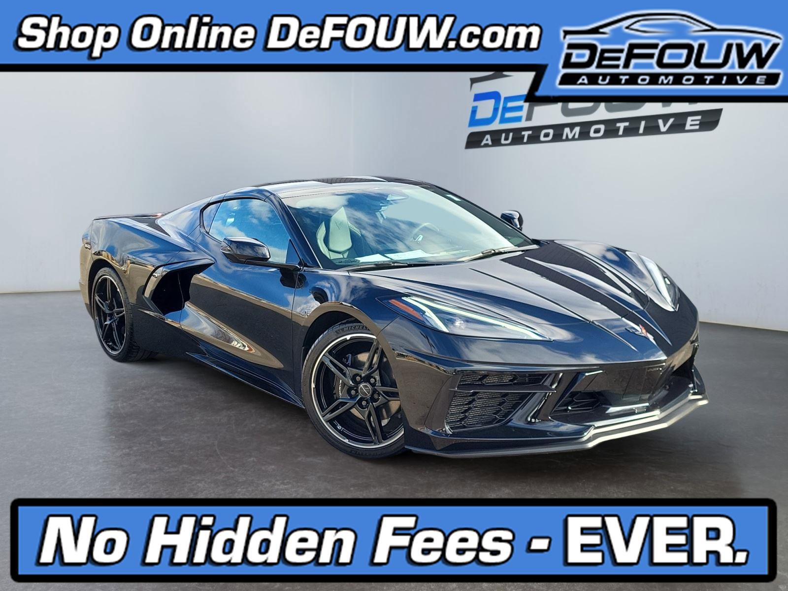 Certified 2024 Chevrolet Corvette Stingray Coupe w/ Body-Color Dual Roof Package