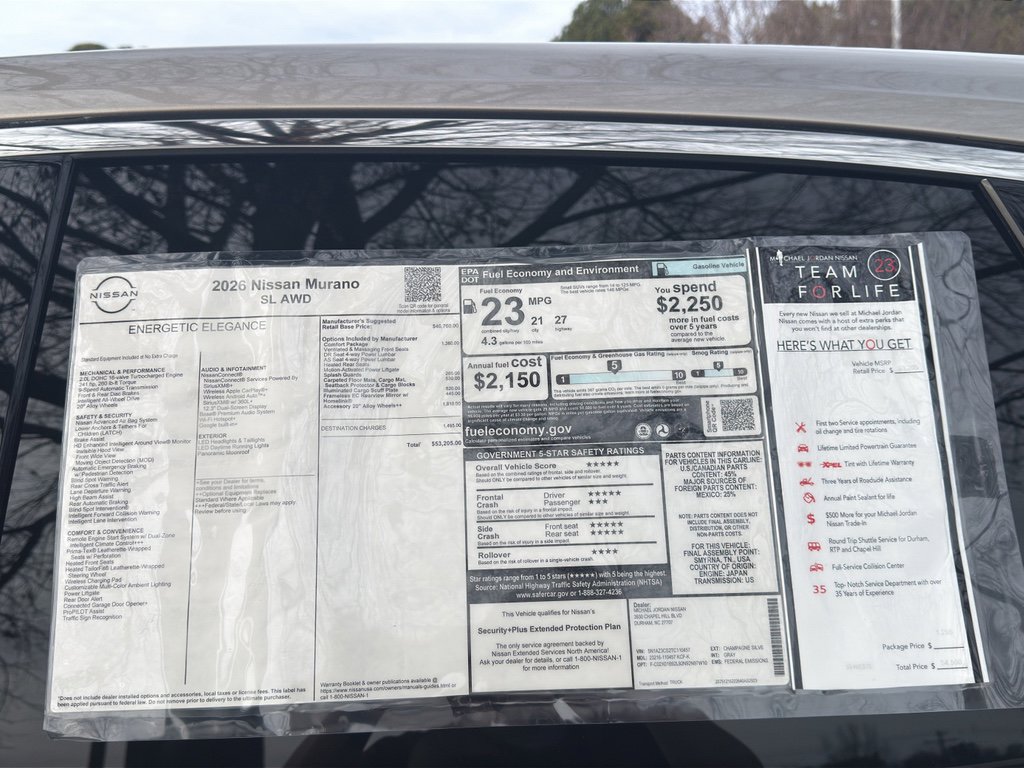 New 2026 Nissan Murano SL w/ Comfort Package image 12