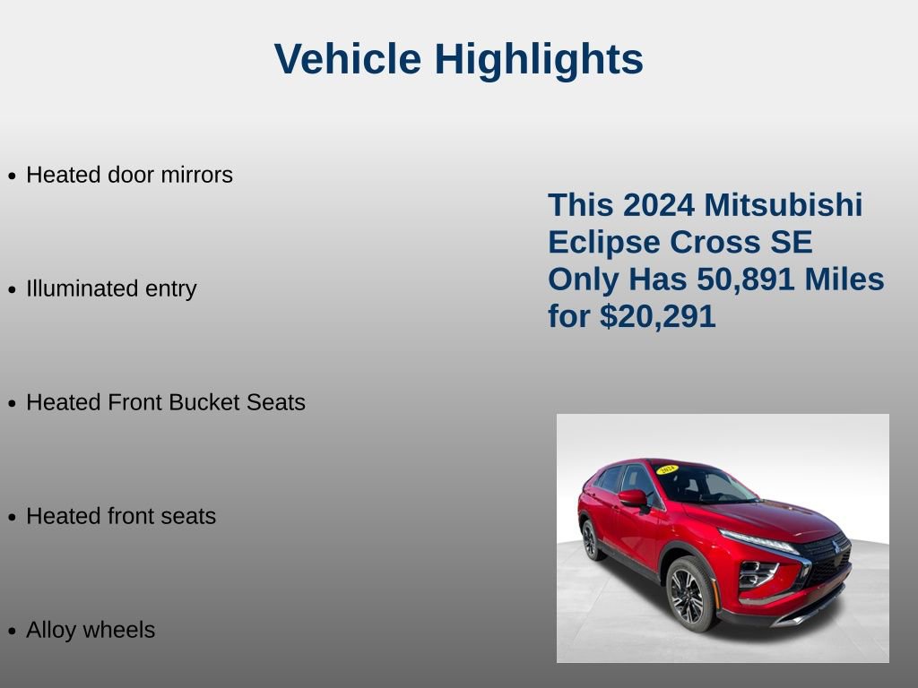 Used 2024 Mitsubishi Eclipse Cross SE AWD/4WD image 10