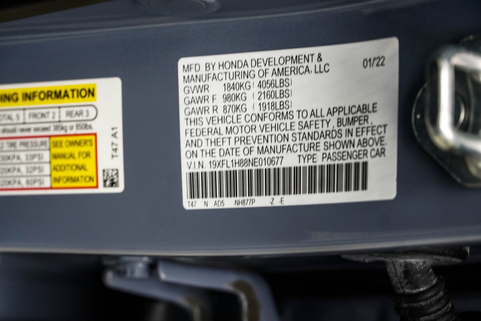 Used 2022 Honda Civic Sport Touring image 36