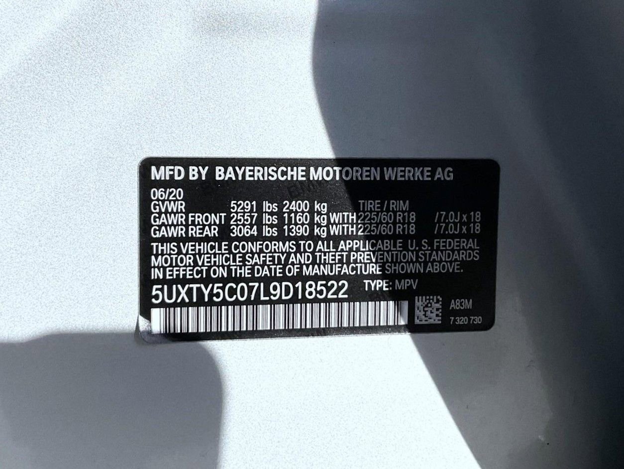 Used 2020 BMW X3 xDrive30i w/ Premium Package image 26