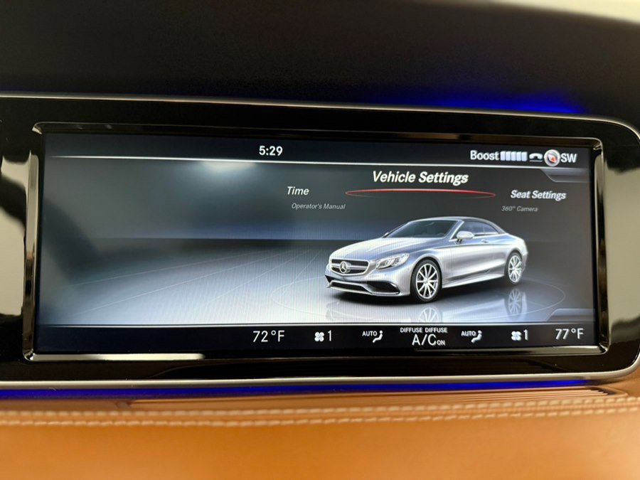 Used 2017 Mercedes-Benz S 63 AMG 4MATIC Cabriolet w/ Driver Assistance Package image 70