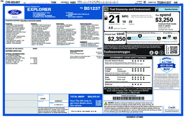 New 2026 Ford Explorer ST RWD image 47