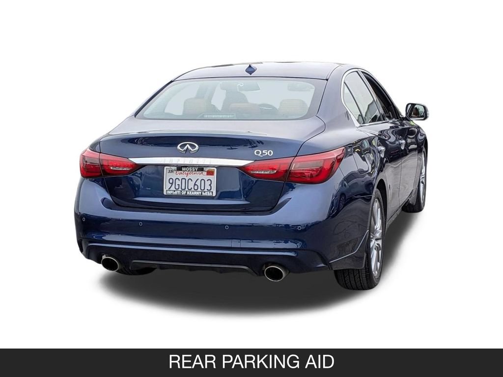 Certified 2023 INFINITI Q50 Luxe w/ Cargo Package RWD image 8