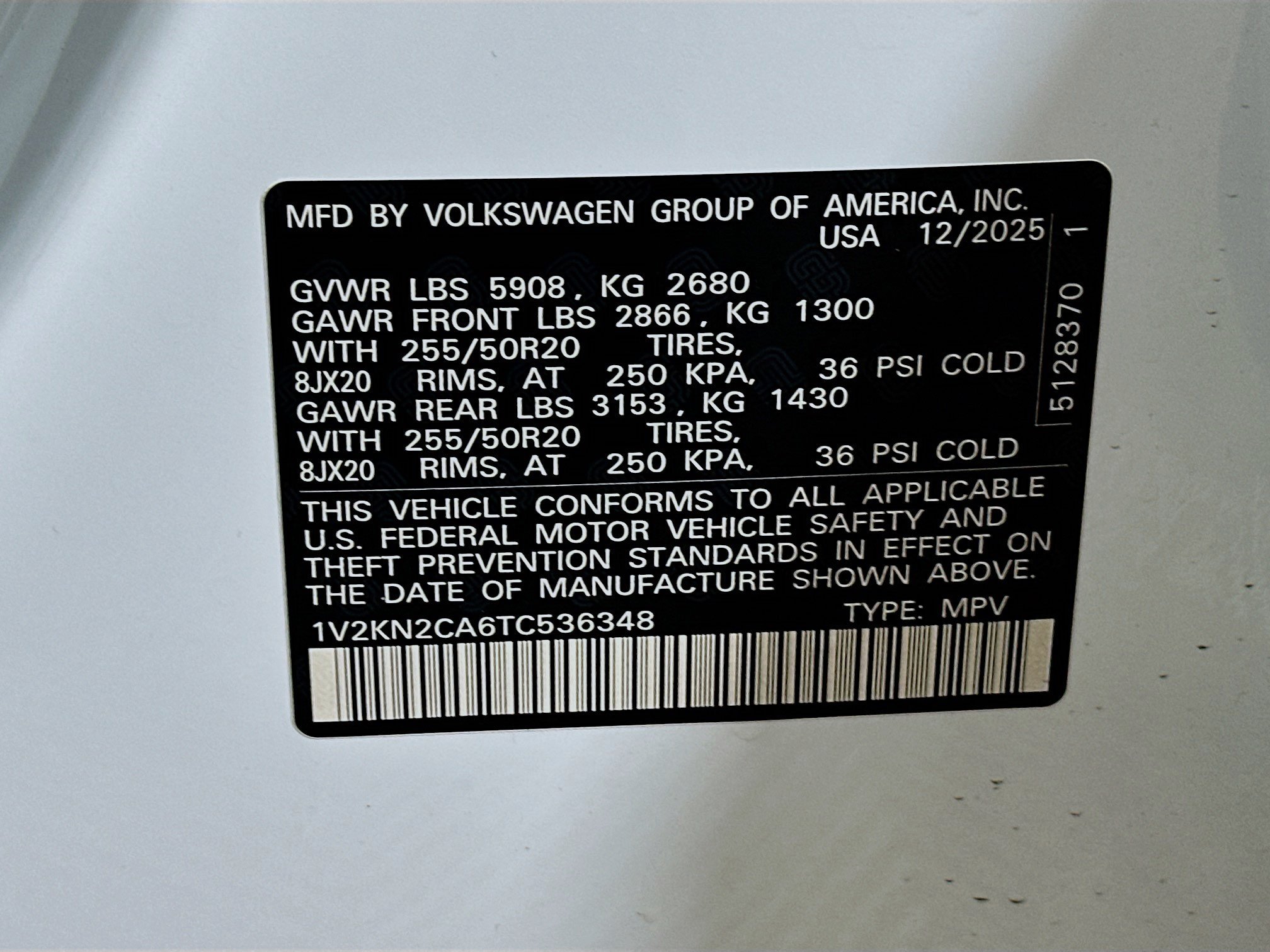 New 2026 Volkswagen Atlas SE AWD/4WD image 32