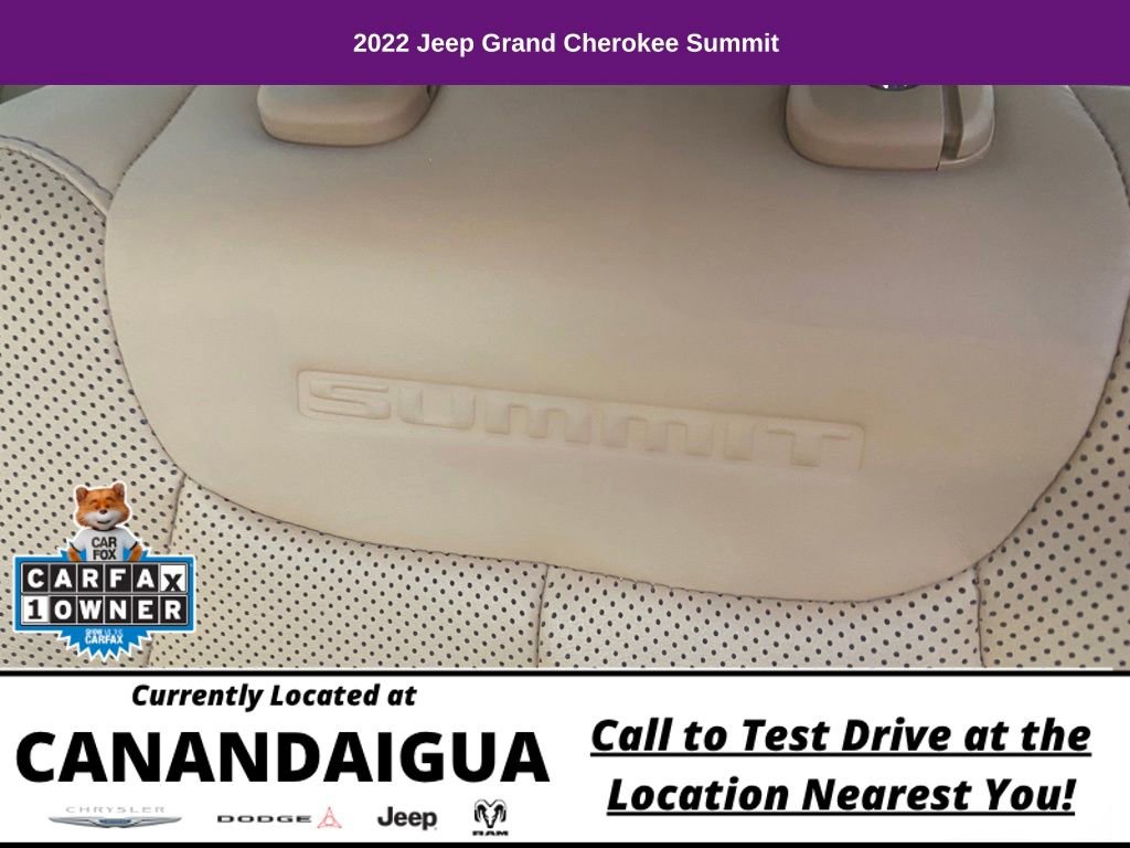 Used 2022 Jeep Grand Cherokee Summit AWD/4WD image 39