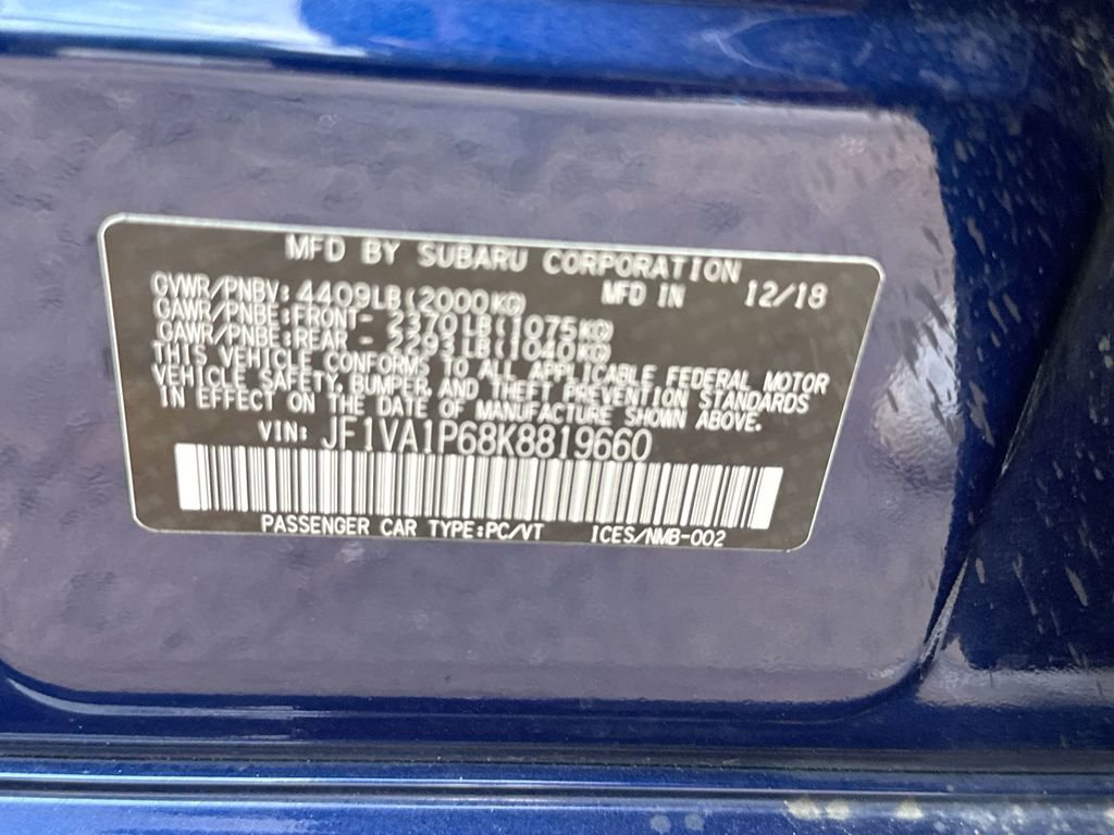 Used 2019 Subaru WRX Limited AWD/4WD image 26