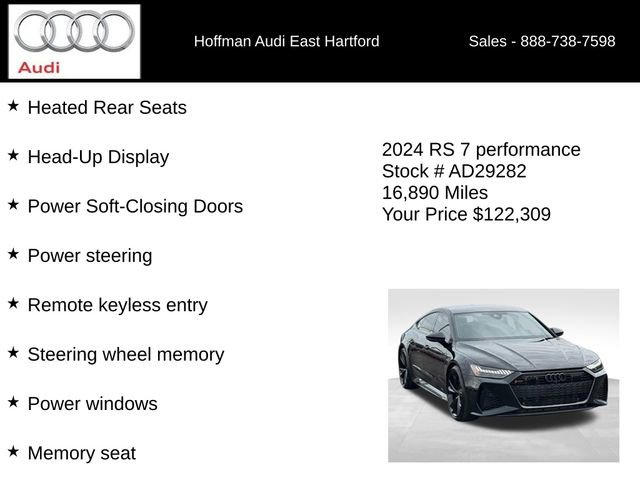 Used 2024 Audi RS 7 Performance AWD/4WD image 24