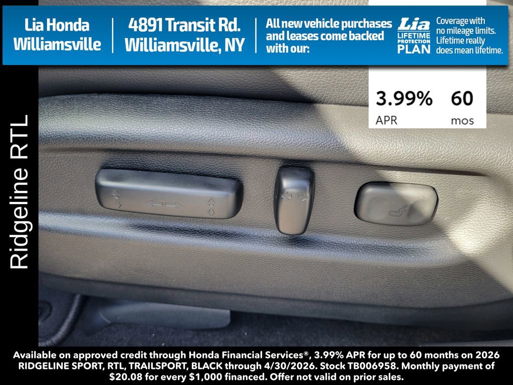 New 2026 Honda Ridgeline RTL image 14