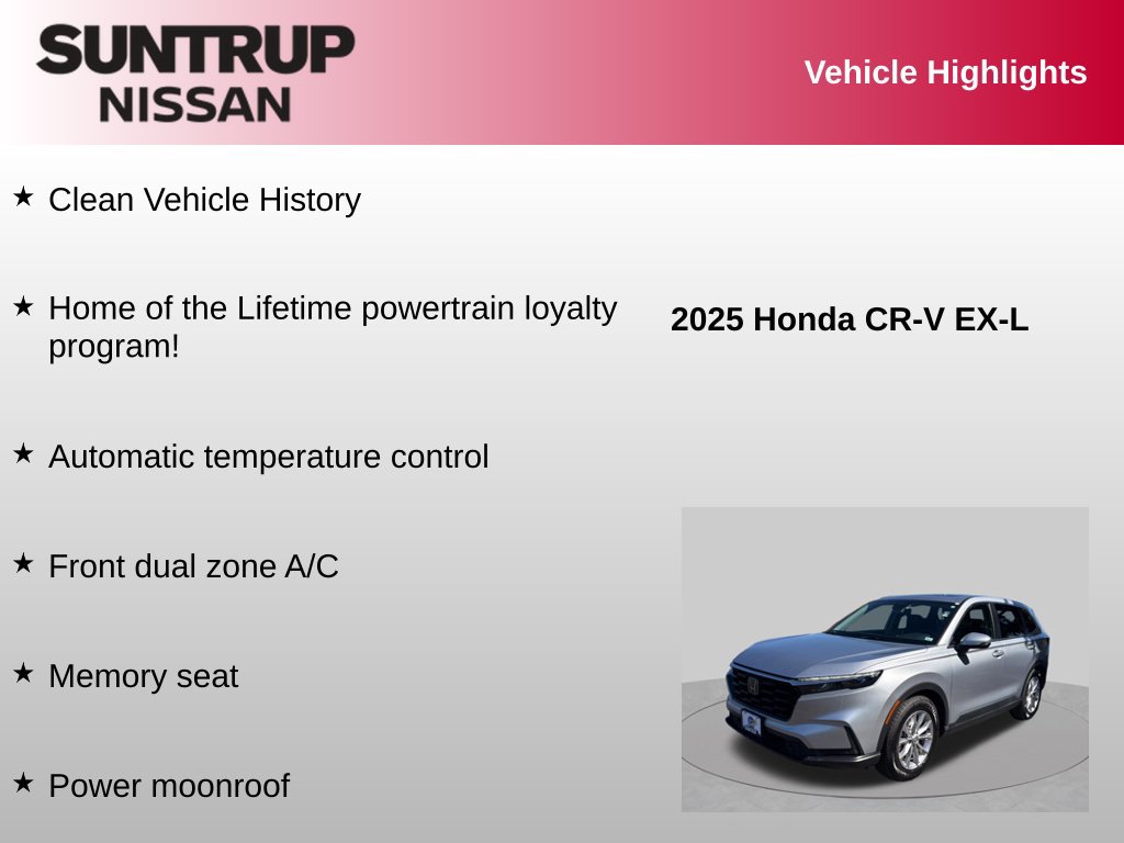 Used 2025 Honda CR-V EX-L image 7